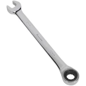 10mm Ratchet Combination Spanner - Chrome Vanadium Steel - 72 Tooth Ratchet Ring