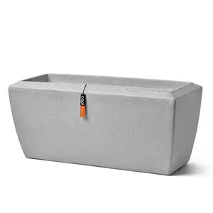 Capi Planter Arc Granite Rectangle 60x35x40 cm Ivory