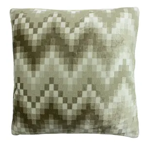 Paoletti Broadway Woven Chevron Polyester Filled Cushion