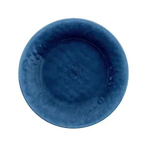 Purely Home Potters Reactive Glaze Indigo Melamine Side Plates - Set of 6