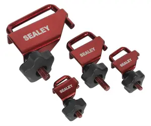 Sealey Brake & Fuel Hose Pinch Tool Set 4pc VS0301