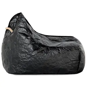 Beliani Modern Bean Bag Black DROP