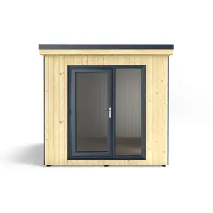 Forest Garden Xtend 8x9 ft with Single door & 1 window Pent Garden office (H)2500mm x (W)2540mm - Assembly service included