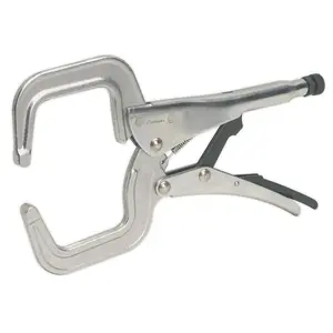 Sealey Locking C-Clamp 280mm 0-90mm Capacity AK6827