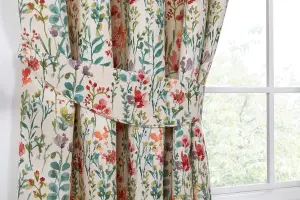 Pencil Pleat Curtains Amaryllis by ILIV Interior Textiles Taped Top Curtains Cream 66x54"