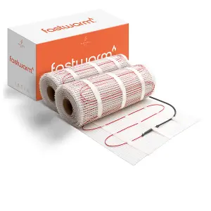 Fastwarm 200W Electric Underfloor Heating Mat Kit - 14m - Mat only (no thermostat or kit accessories)