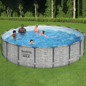 Bestway Steel Pro MAX™ Swimming pool with pump (L) 5.49m x (H) 122cm