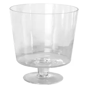 Footed Glass Trifle Bowl - 3L Serving Bowl