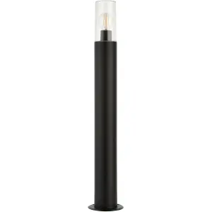 Outdoor Bollard Post Light - 15W E27 LED - 800mm Height - Stainless Steel