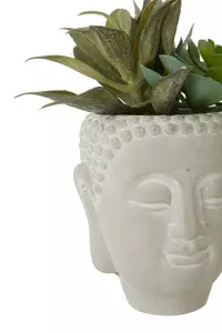 Fiori Buddha Pot Mixed Succulent Artificial Plant Foliage