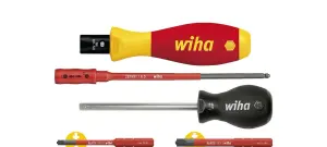 Wiha Torque Screwdriver PlusMinus Pozidrive 0.8 To 5.0Nm 5pcs VDE Electric 38074