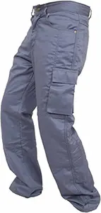 SSS Mens Work Trousers Cargo Multi Pockets Work Pants, Grey, 36in Waist - 30in Leg - Small