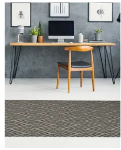 County Collection Geo Grey Indoor/Outdoor Rugs  11344A