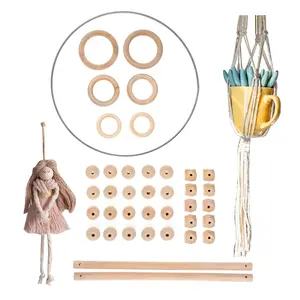 MACRAME STARTER PACK - Macram Accessories Starter Pack: 39 Pieces - Trimits