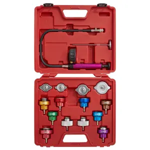 Sealey Cooling System Pressure Test Kit 16pc VS006