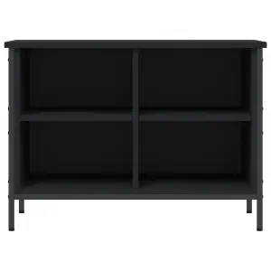 Shoe Cabinet Black 69x35x50 cm Engineered Wood