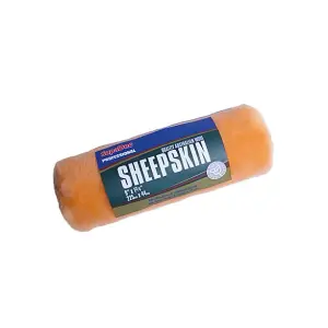 SupaDec Sheepskin Paint Roller Sleeve Orange (9in x 1.7in)