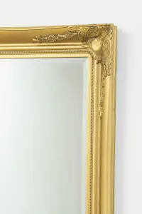 MirrorOutlet Buxton Gold Large Leaner Mirror 140 x 109cm