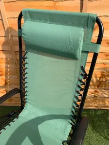 Mint Green Zero Gravity Chair Lounger