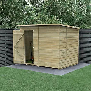 Beckwood 8x6 Pent Shed - No Windows