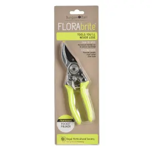 Burgon & Ball Florabrite Neon yellow Bypass Pruner