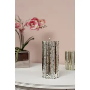 Unscented Pillar Candle 15cm H x 8cm W x 8cm D