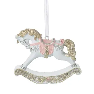 Rocking Horse Hanging Figurine Ornament