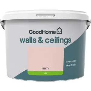 GoodHome Walls & ceilings Isumi Silk Emulsion paint, 2.5L