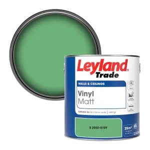 Leyland Trade Vinyl Matt Walls & Ceilings Emulsion Paint (S 2050-G10Y) 2.5L