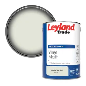 Leyland Trade Vinyl Matt Walls & Ceilings Emulsion Paint Magical Stardust (PPG1123-2) 5L