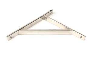 Polished Nickel Chalfont Shelf Bracket (260mm x 200mm)