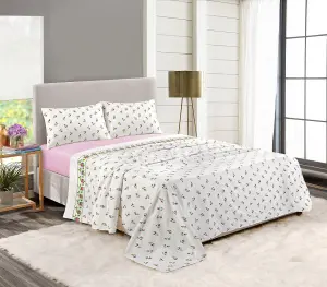 Blossom Duvet Quilt Cover Polycotton Luxury Printed Bedding Set & Pillowcases