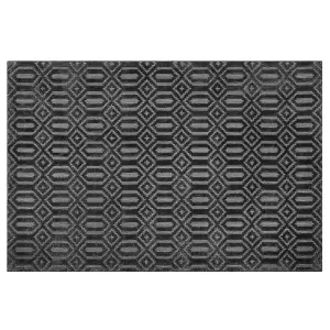 Viscose Rug 140 x 200 cm Dark Grey ADATEPE