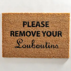 Please Remove Your Louboutins Doormat