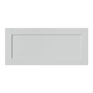 GoodHome Ashmead Matt dove grey Drawer front, bridging door & bi fold door, 356mm x 16mm x 797mm