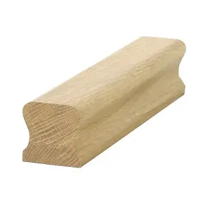 Oak Handrail THR 4.2m - No Groove UK Manufactured Traditional Products Ltd