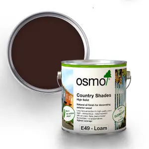 Osmo Country Shades Opaque Natural Oil based Wood Finish for Exterior E49 Loam 750ml