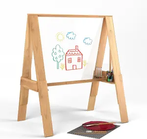 Children's Messy Play Easel - Indoor & Outdoor - Early Years Messy Mud Play Painting and Drawing Wooden Easel