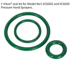 Viton Seal Kit for ys08176 & ys08177 Pressure Hand Sprayers - Durable and Reliable