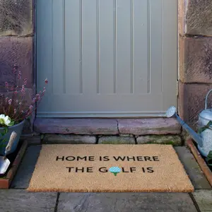 Home Is Where The Golf Is Doormat (90 x 60cm)