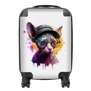 Cornish Rex Splashart Suitcase - Mini Cabin