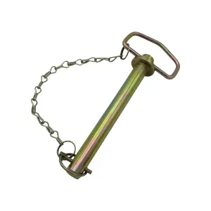 Trailer Towing Hitch Pin 5/8" x 4" with Linchpin & Chain (16MM x 101MM)