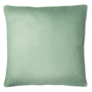 Paoletti Melrose Floral Piped Feather Filled Cushion