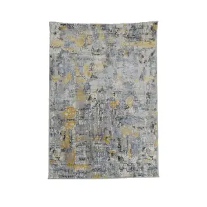 Vinci Multicolour Abstract Medium Rug, (L)170cm x (W)120cm