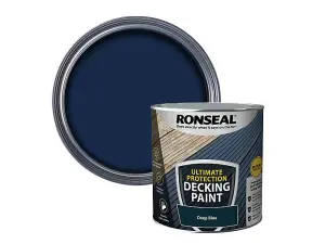 Ronseal - Ultimate Protection Decking Paint 2.5L - Deep Blue