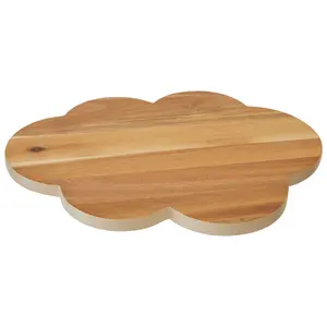 Interiors by Premier Small Cloud Chopping Board, Thick and Durable Cutting Board for Kitchen Worktops, Kitchen Chopping Board