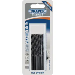 Draper HSS Drill Bit, 5.0mm (Pack of 10) 38806