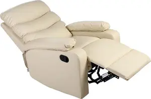 Upholstered Recliner Latitude Run Upholstery Colour: Cream