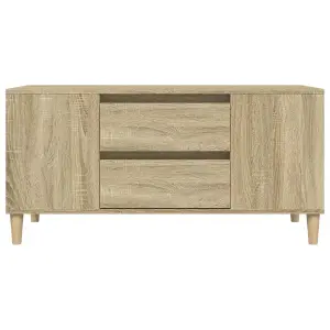 Berkfield TV Cabinet Sonoma Oak 102x44.5x50 cm Engineered Wood