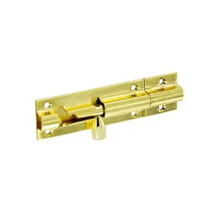 Securit Br Door Bolt Gold (75mm)